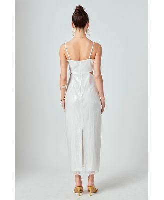 Women's Sequin Midi Dress