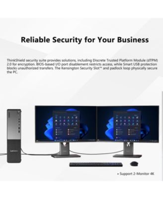 ThinkCentre neo 55s SFF Desktop AMD Ryzen 7 32GB RAM AMD Radeon Graphics 1TB SSD Storage Windows 11 Pro - Black