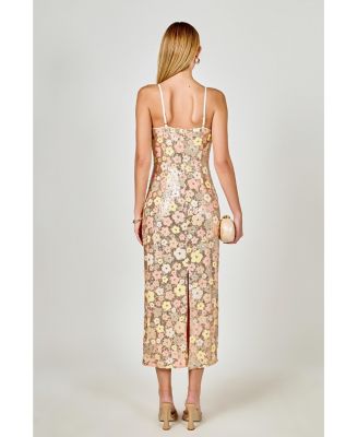 Women's Sequin Midi Dress