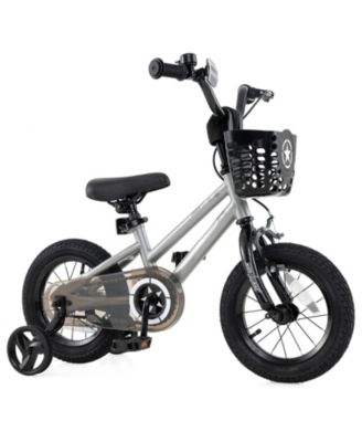 12 Inch Kids Bike Adjustable with Transparent Chain Cover for 3-4 Years Old