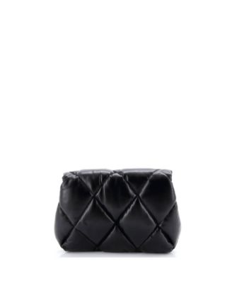 Medium Touch Clutch Quilted Puffy Leather