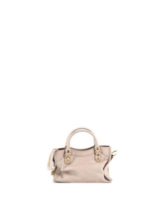 Mini City Classic Metallic Edge Bag Leather