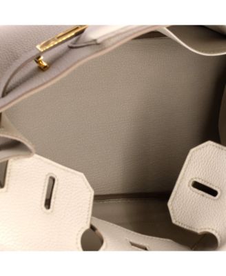 Birkin 30 Handbag Light Togo with Gold Hardware