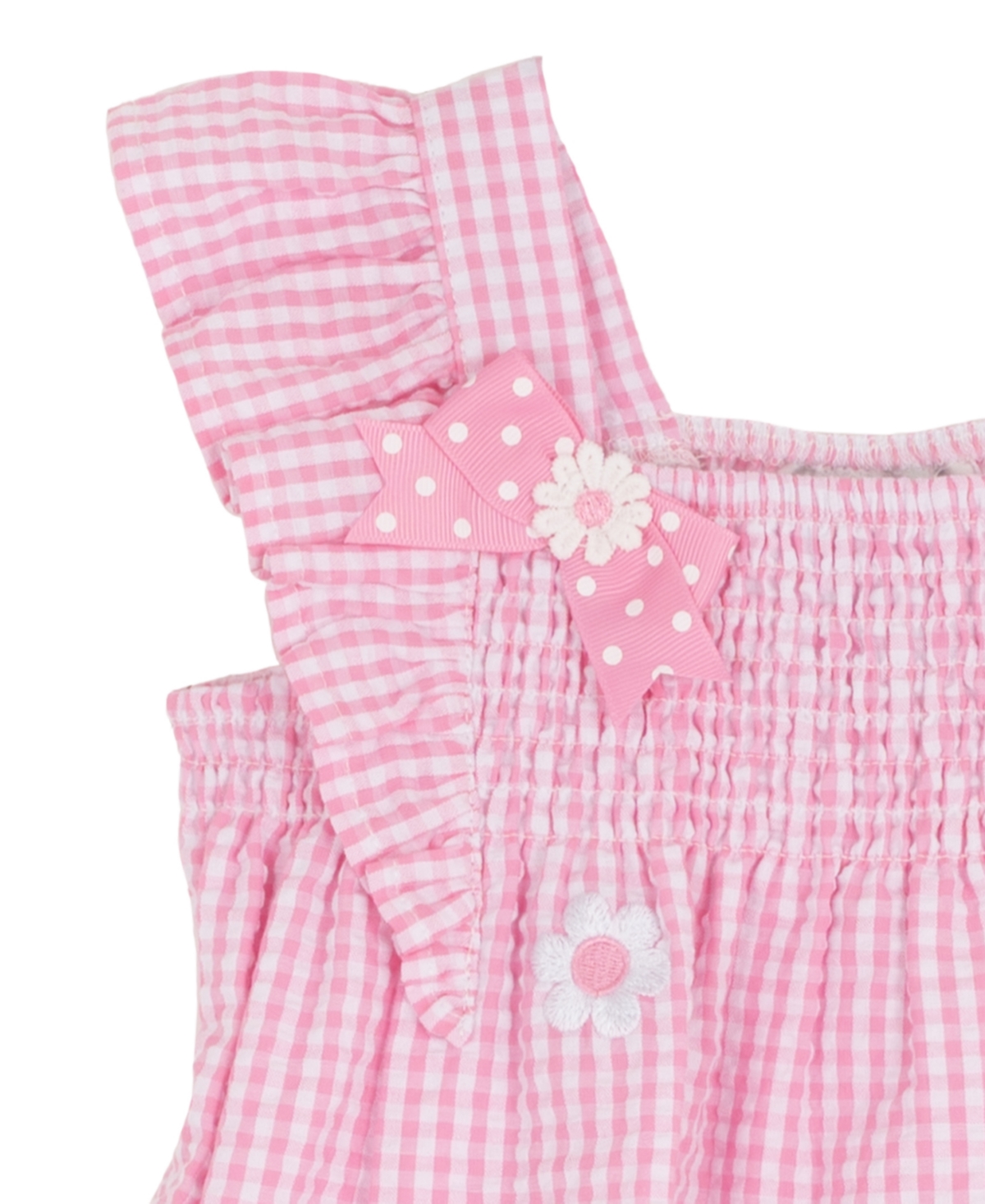 Rare Editions Girls' Toddler 2T-4T Square Neck Top and Capri Pants, 2-Piece Set