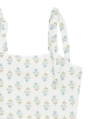 Girls' 7-16 Mix-Print Ruffle Tier Maxi Dress & Bag