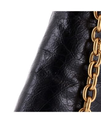 Mini Monaco Chain Flap Shoulder Bag Leather