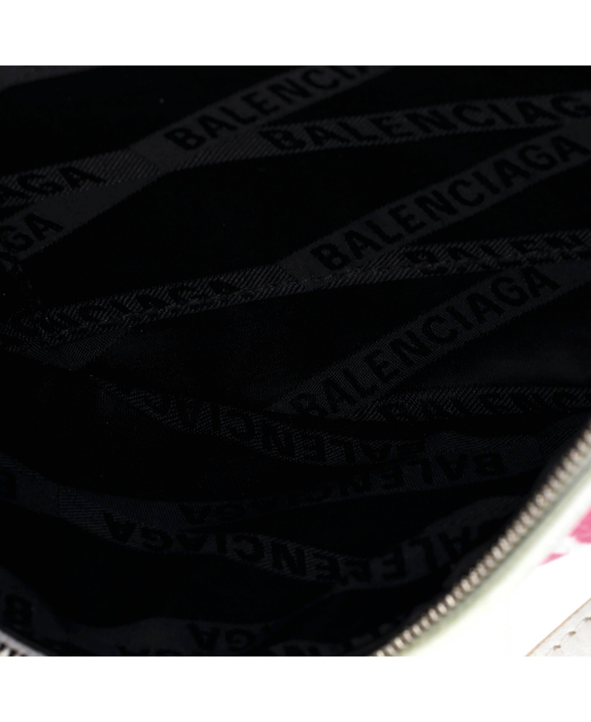 Pre-Owned Balenciaga Xxs Graffiti Souvenir Belt Bag Leather