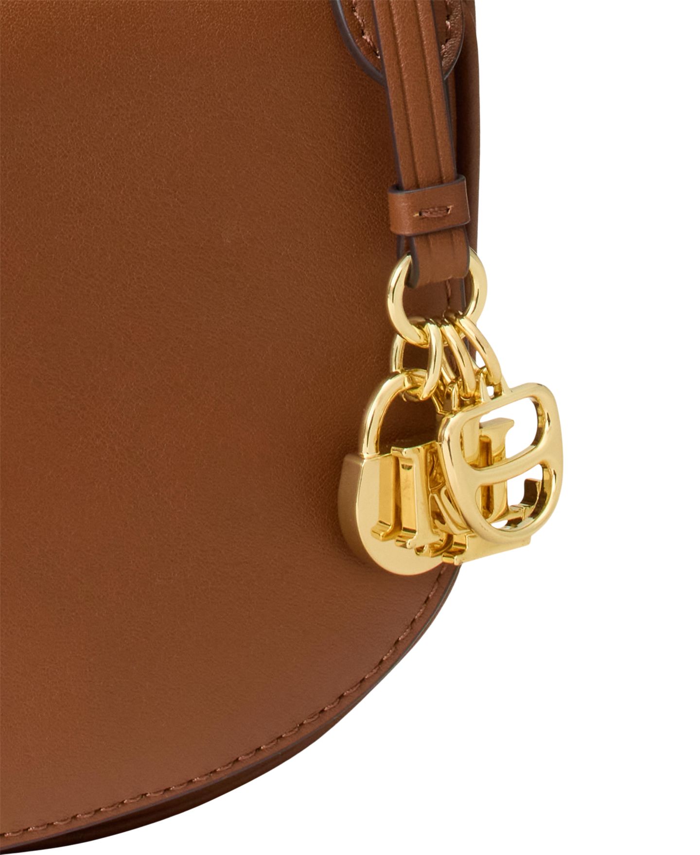 Женская сумка Lauren Ralph Lauren Marcy Medium Leather Crossbody, цвет: Коричневый — фото 5
