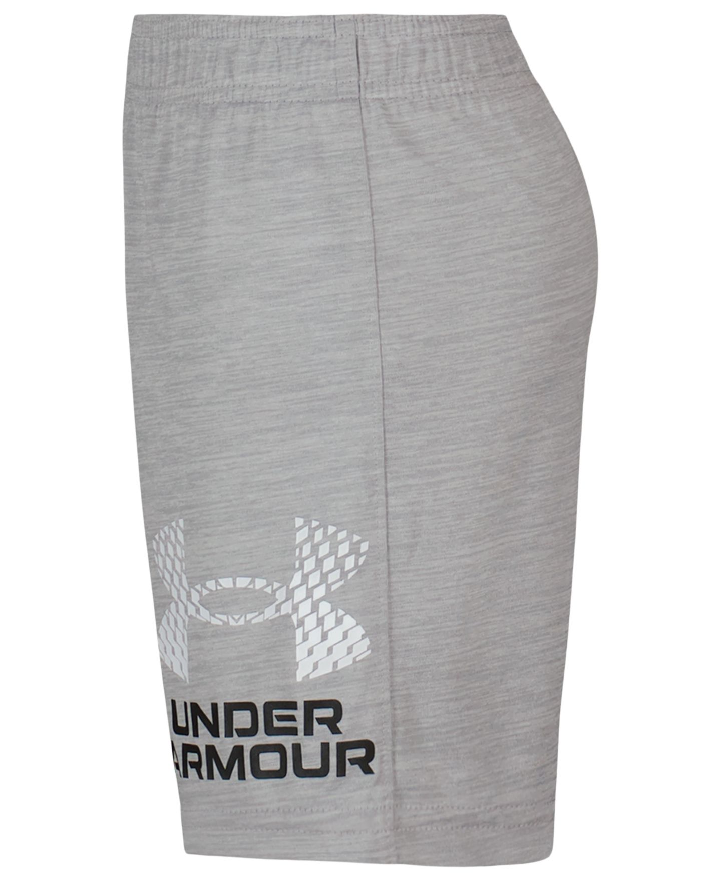 Шорты Under Armour Tech Logo Shorts для мальчиков, цвет: Серый — фото 3