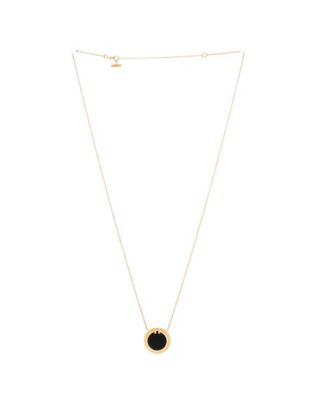 T Circle Pendant Necklace