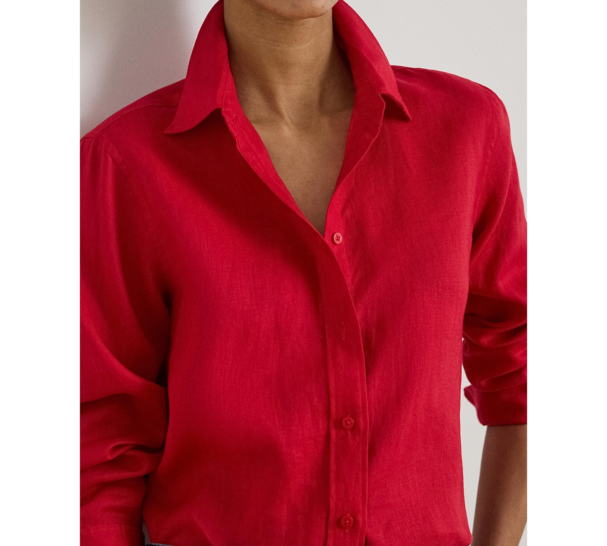 Lauren Ralph 100% Linen Shirt