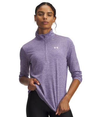 Women's Twist Tech Quarter-Zip Logo Top