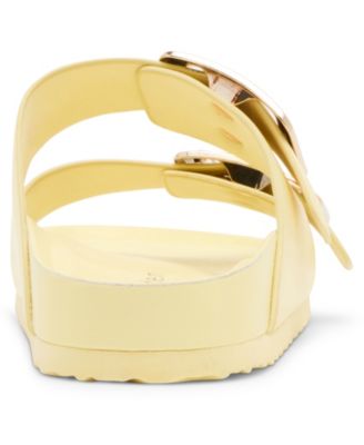 Bodie Buckle Footbed Slide Sandals