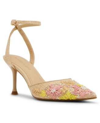 Women's Flora Embellished Pointed Toe Two-Piece Pumps
