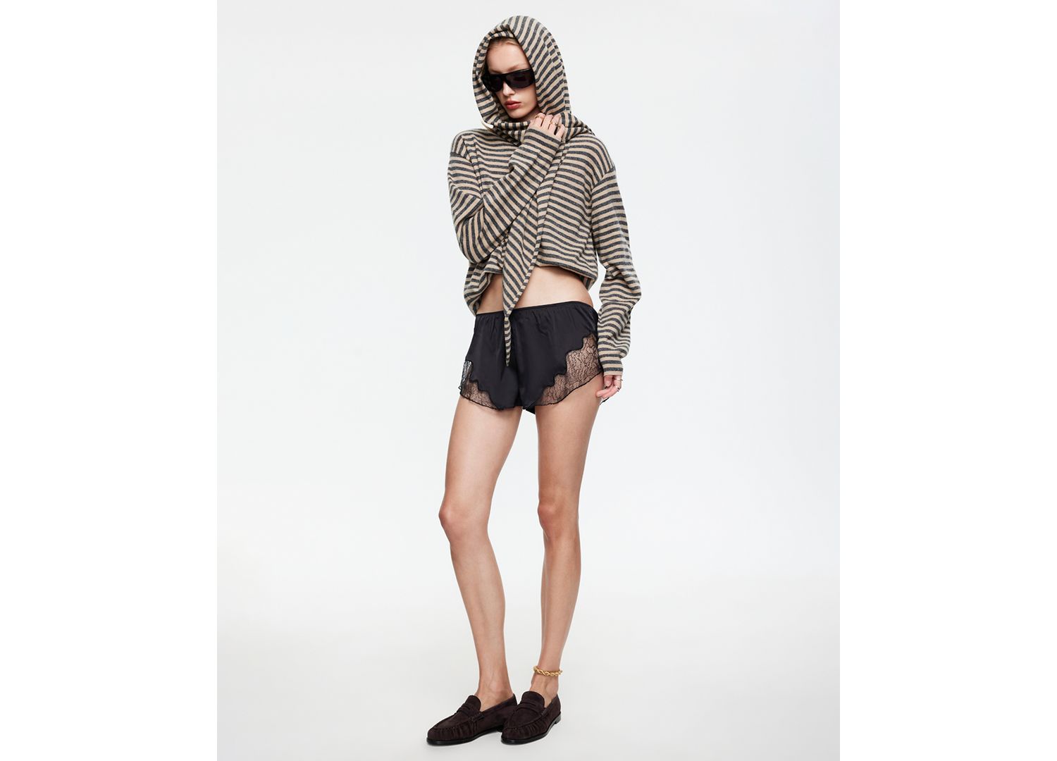 Women's Striped Long-Sleeve Top