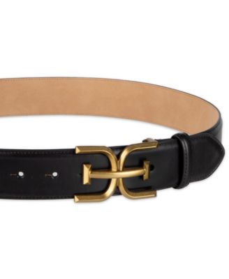 Double-E Logo Plaque Belt