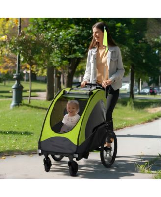 3 in 1 Kids Bike Trailer Jogger and Stroller