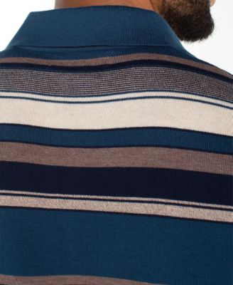 Men's Short-Sleeve Johnny Collar Sweater