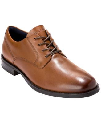 Men's Bedford Plain Toe Lace-Up Oxford Shoes