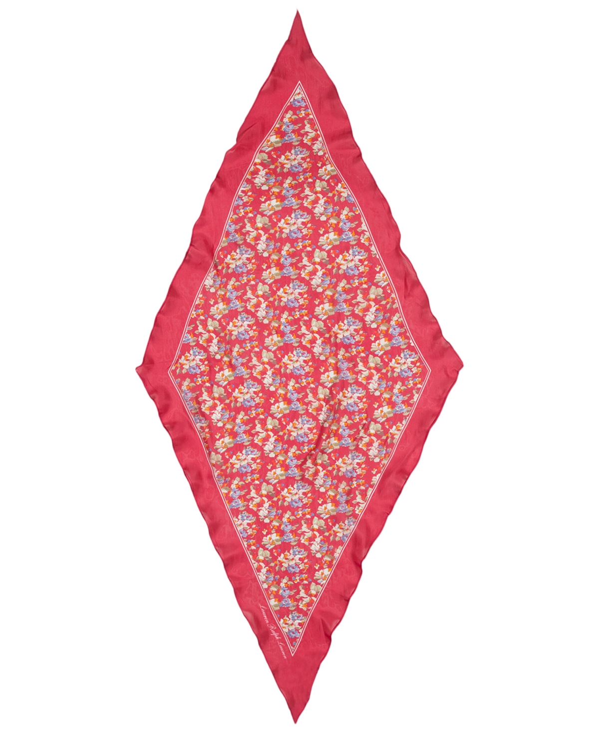Lauren Ralph Lauren Floral Large Diamond Scarf