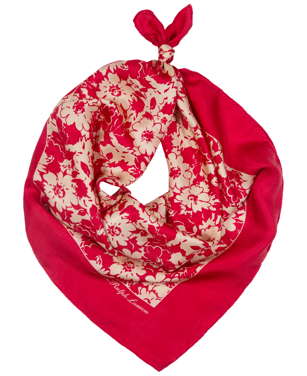 Lauren Ralph Lauren Spring Flowers Small Square Scarf