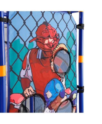 Kids 5-in-1 Multi-Sport Game Set - Includes Football, Basketball, Baseball, Flying Disc & Rugby