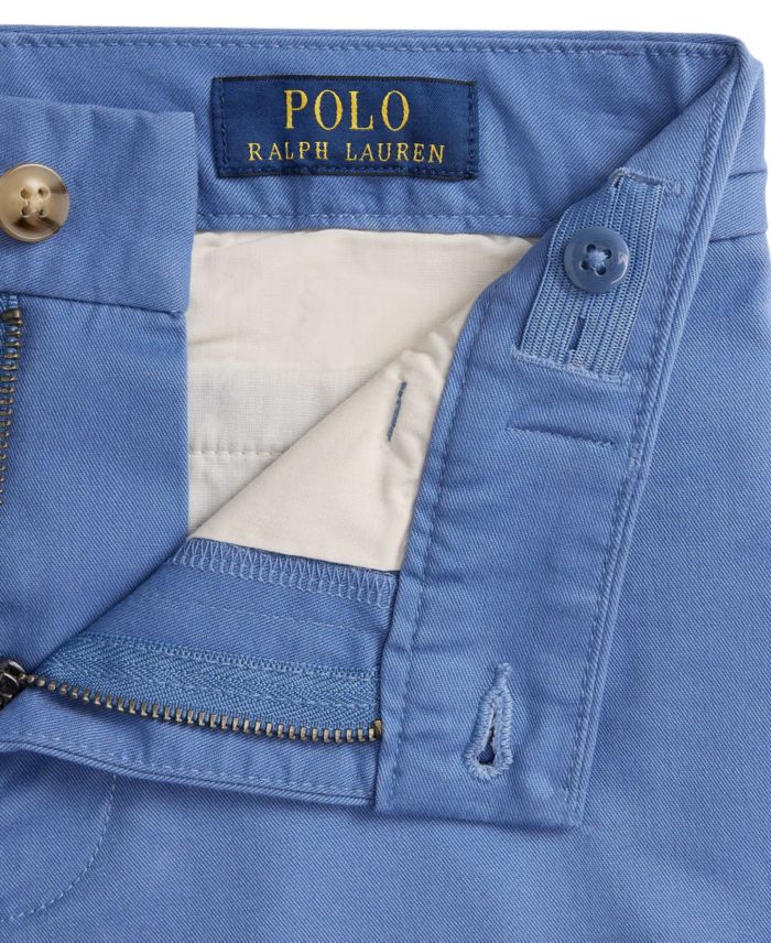 Polo Ralph Lauren Boys 2 7 Straight Fit Flex Abrasion Twill Shorts