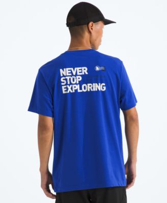 Men's Never Stop Postcard Short-Sleeve T-Shirt