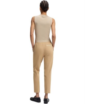 BOSS by Women's Stretch Jersey Slim-Fit Pants