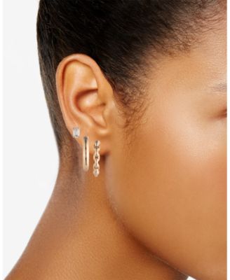 3-Pc. Gold-Tone Lauren Rope Trio Earrings Set