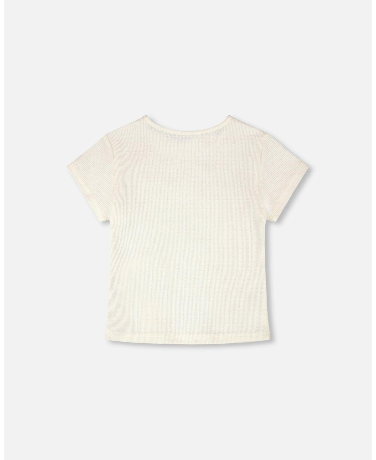 Deux par Baby Girls Crinkle Jersey T-Shirt