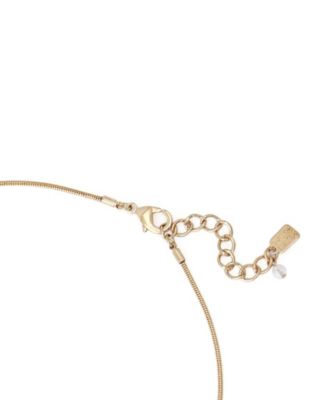 Gold Fringe Tassel Pendant Necklace