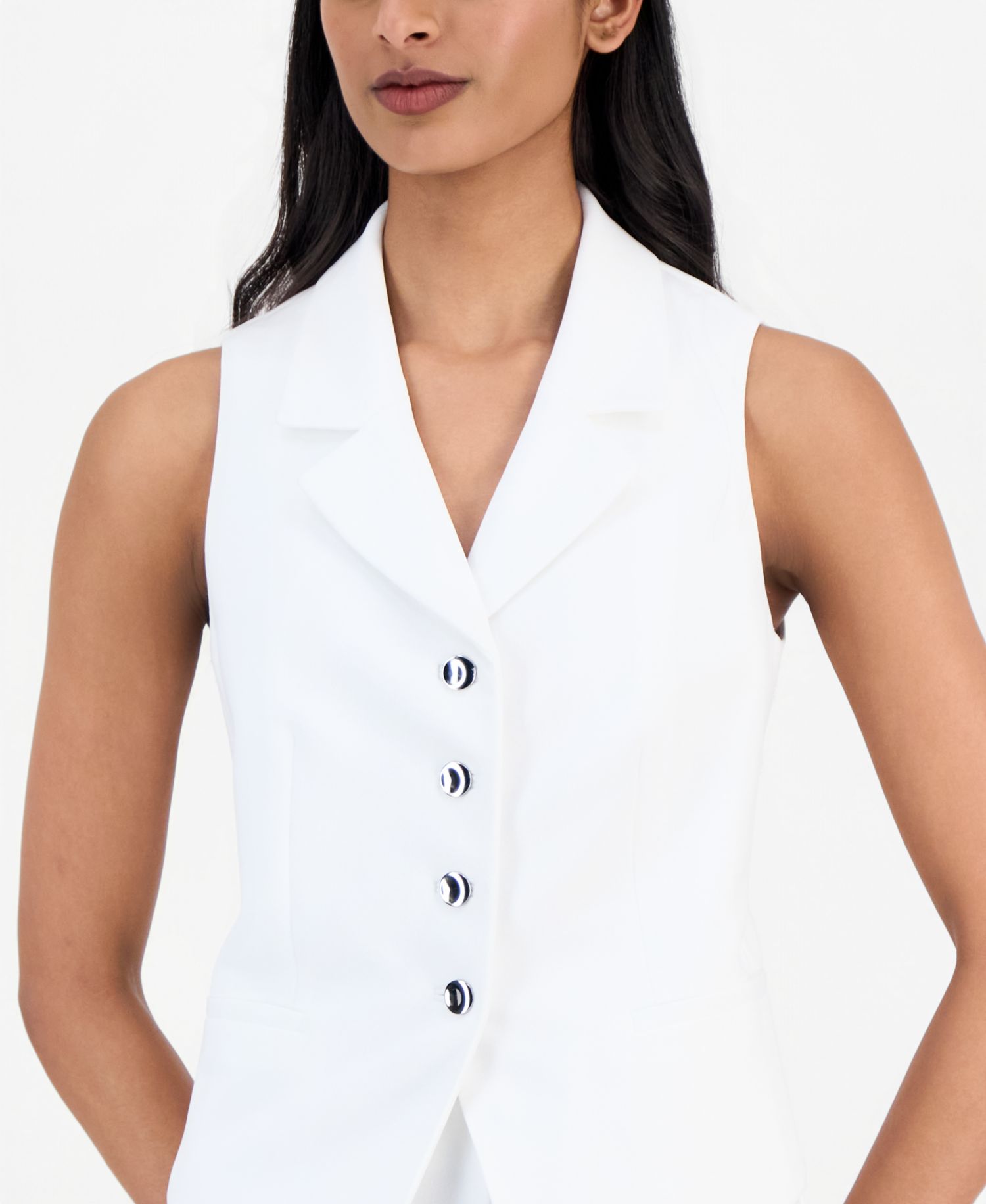 Women's Four-Button Notch-Lapel Vest