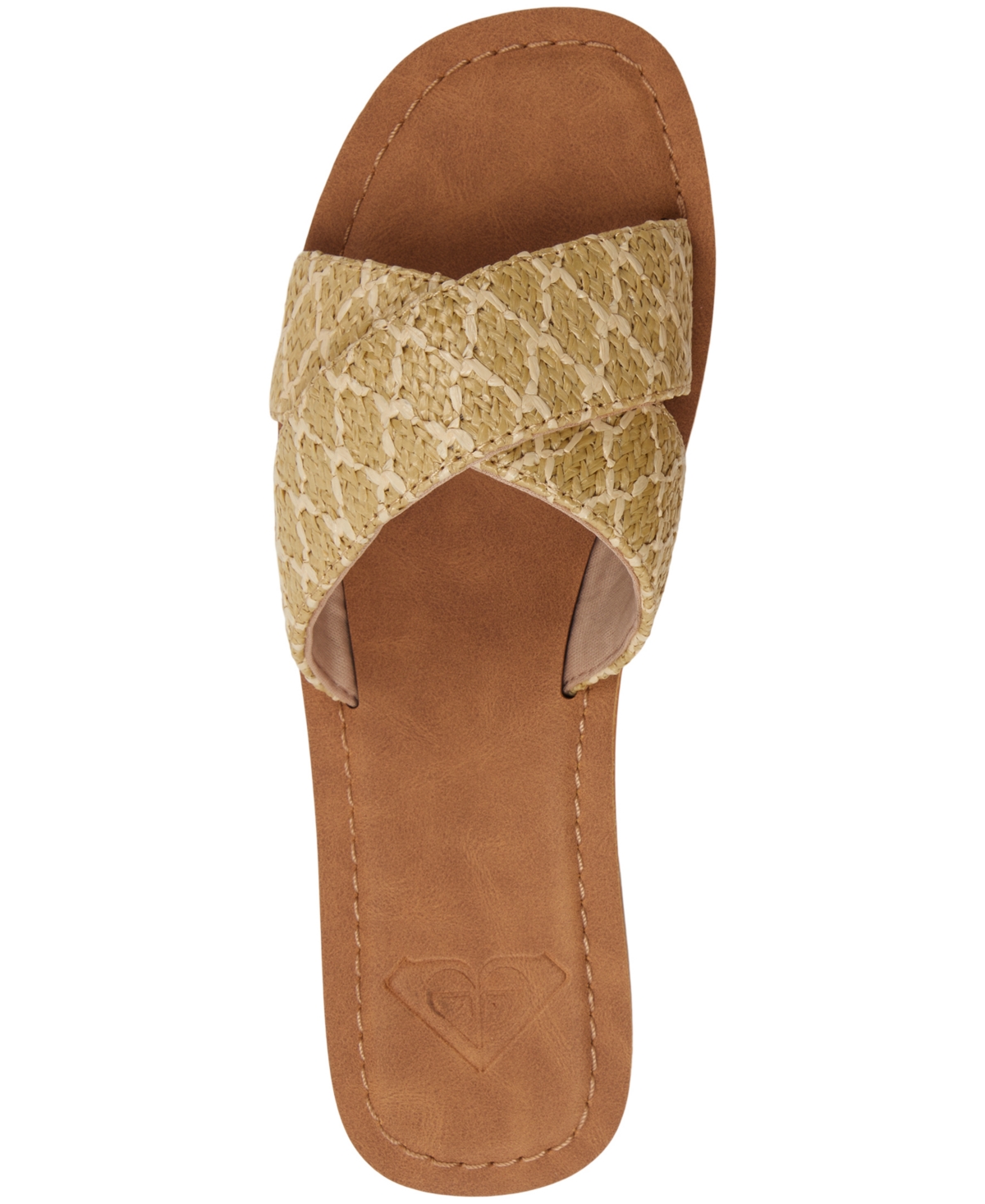 Roxy Women's Andreya Raffia Ladies Slip On Sandals