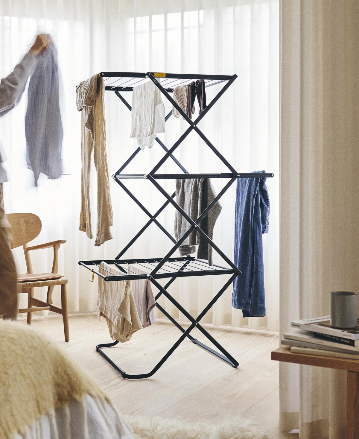 Joseph Joseph Airframe Max Clothes Drying Rack with Long Garment Hanging Rails