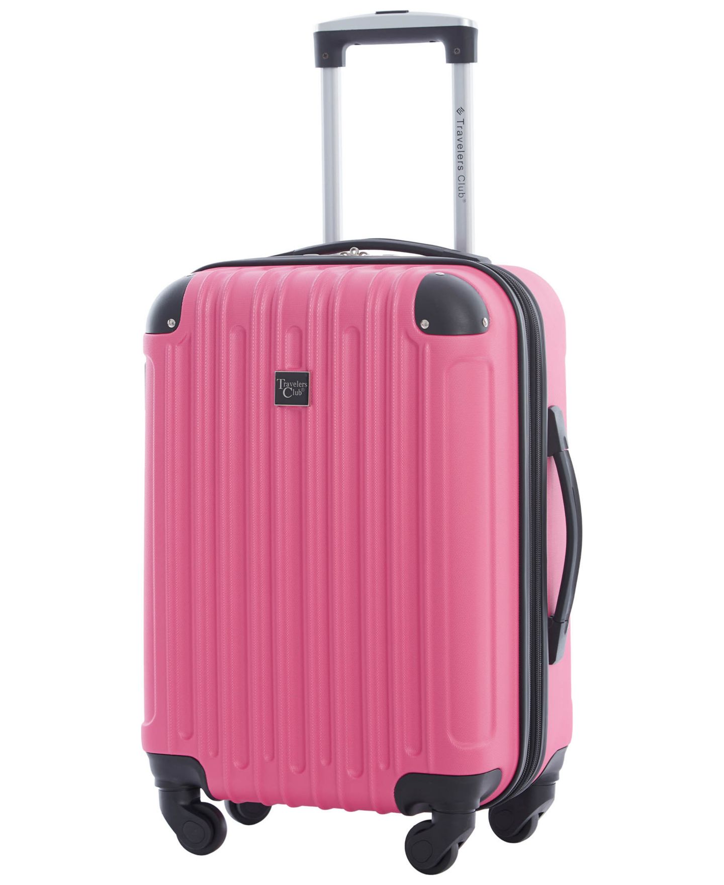 Чемоданы Travelers Club Midtown 4-Pc. Hardside Luggage Set, цвет: Нежно-розовый — фото 7