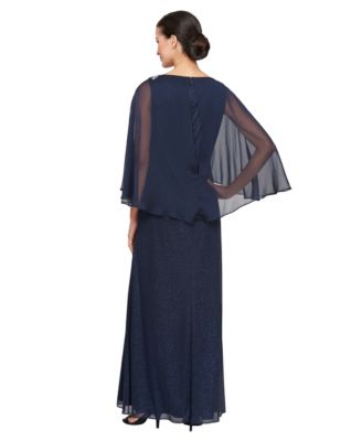 Women's Long Glitter Mesh Dress