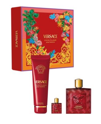 Versace 3-Pc. Eros Flame Eau De Parfum Spray Gift Set - Macy's