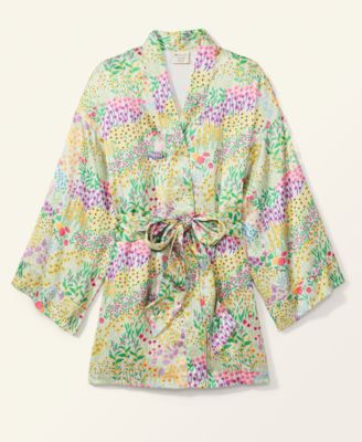 Flower Show Women's Flower Field Printed Robe