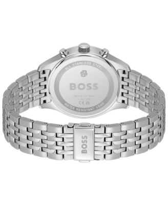 Men's Stratus Quartz Chrono Stainless Steel Watch, 41mm