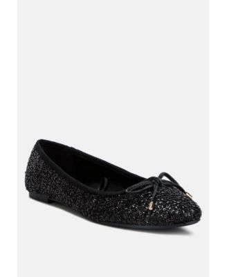 Womens Ringo Sequin Embellished Ballet Flats