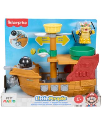 Fisher Price My Mario Bowser's Airship & Figure Set Toddler Toy