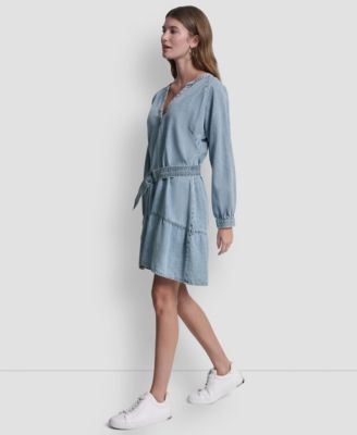 Women's V-Neck A-Line Dress