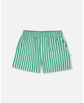 Toddler Girls Striped Shorts