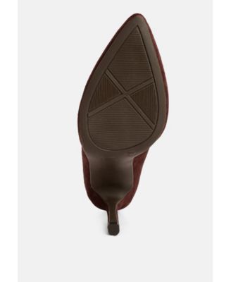 Women gilmore suede formal stiletto pumps