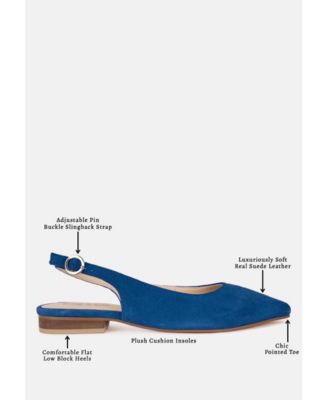 Womens Hocane Genuine Leather Slingback Sandals