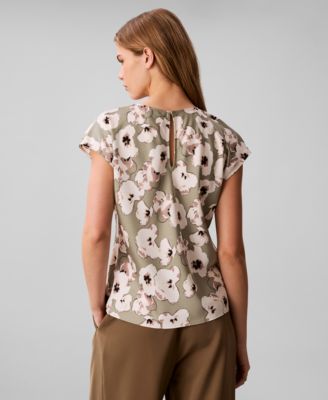 Women's Printed Crewneck Top