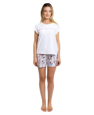 Women's Drawbertson Y'All Go To Bed Cotton Pajama T-Shirt