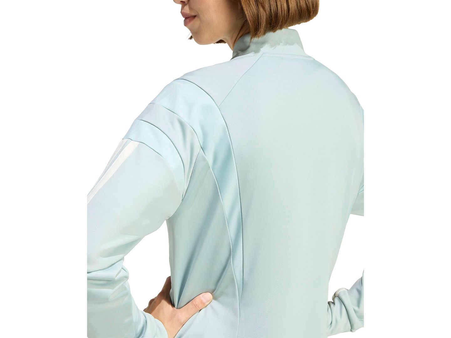 Женская куртка adidas Mock Neck Track, цвет: Пастельный зелёный — фото 4