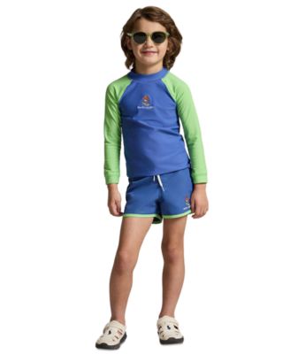 Boys' 2-7 Round Neck Rashguard